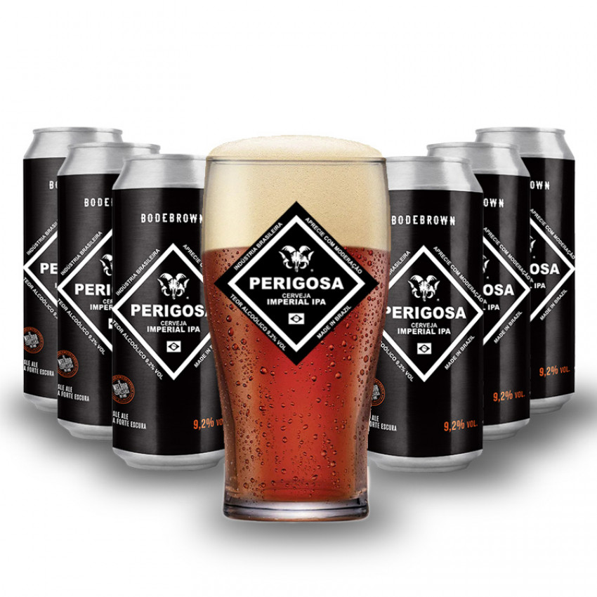 Kit de cerveja com copo