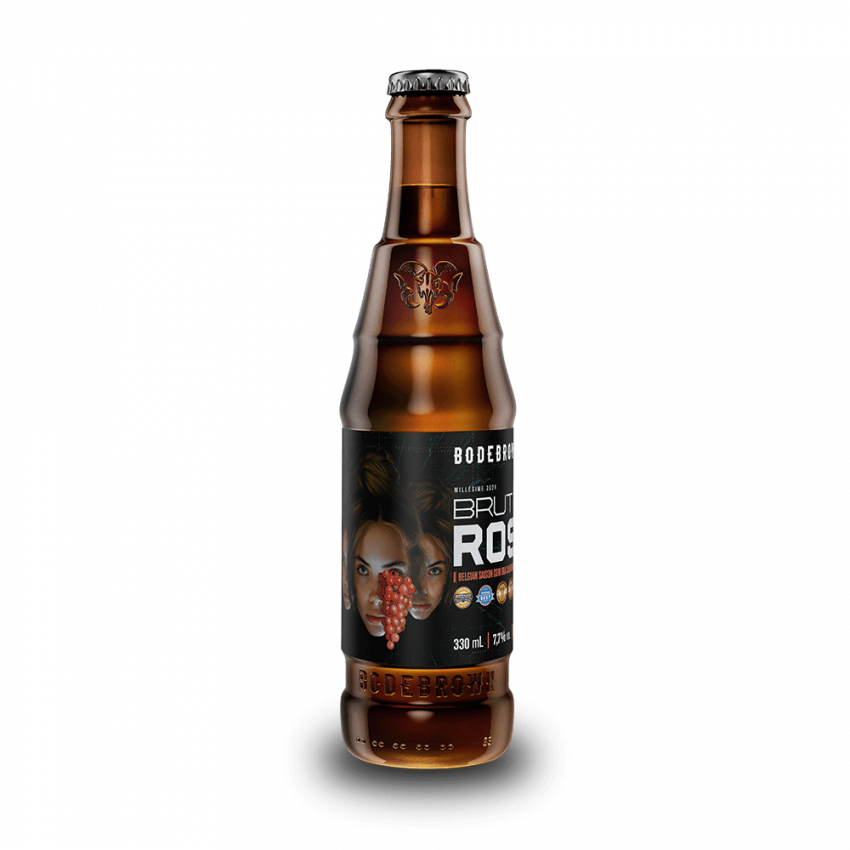 Cerveja Bodebrown Brut Rosé - Garrafa 330mL