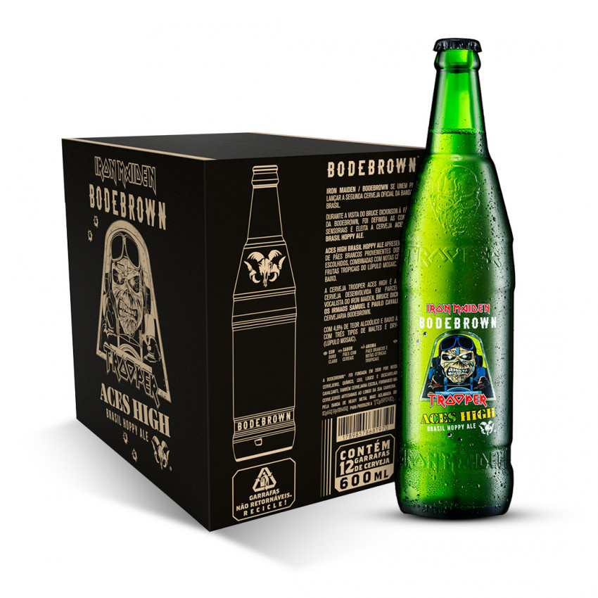 12 pack Trooper Aces High - Garrafa 600ml