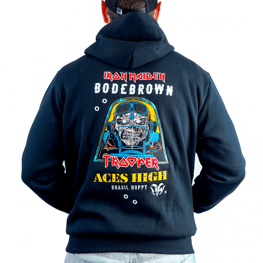 Moletom Trooper Aces High - Canguru - Iron Maiden - 1