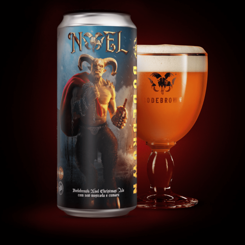 Cerveja Bodebrown Christmas Ale - Krampus du Nöel - Lata 473ml