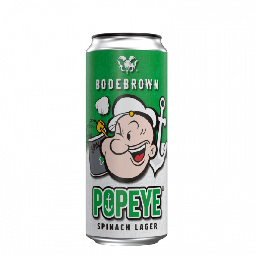 Cerveja Popeye Progressive Spinach Lager - Lata 473mL - 5