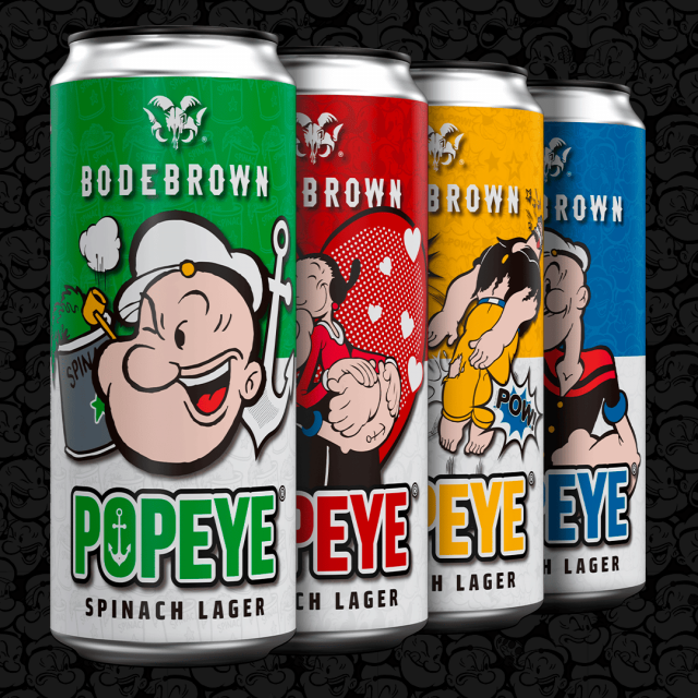 Cerveja Popeye Progressive Spinach Lager - Lata 473mL