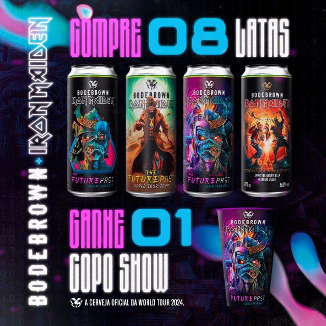 Pack 8 Lagers The Future Past com Copo 