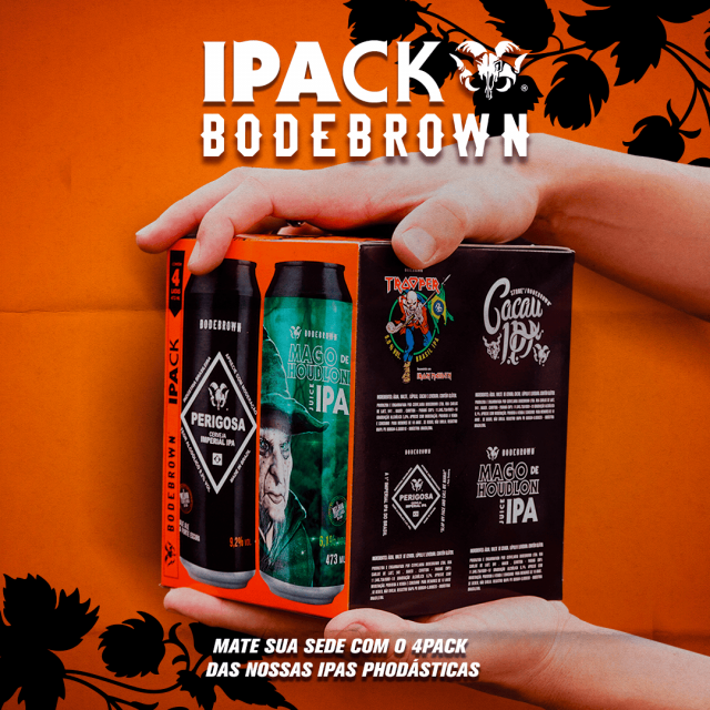 IPACK Bodebrown - 4 IPAs da Bodebrown em lata