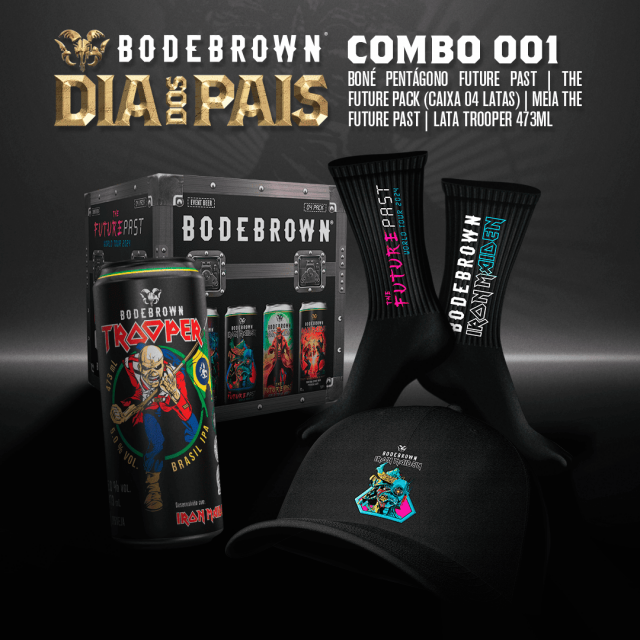 combo de cerveja iron maiden the future past