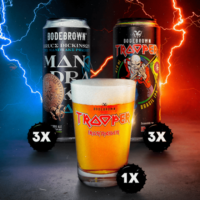 Combo 3 Trooper + 3 Mandrake + Copo Grátis