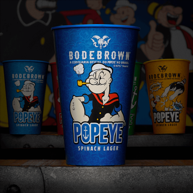 Copo Plástico Popeye - Azul