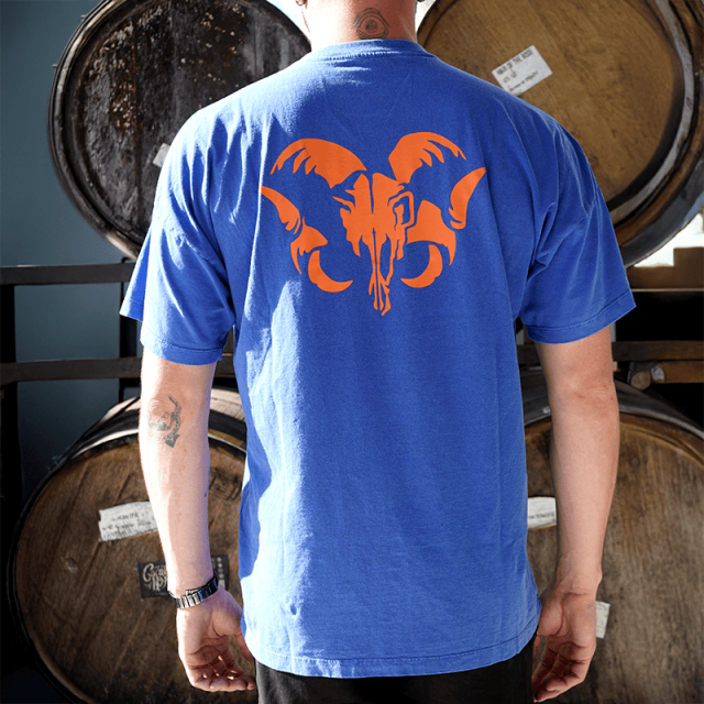 Camiseta Bodebrown Bode Laranja - Azul Estonado