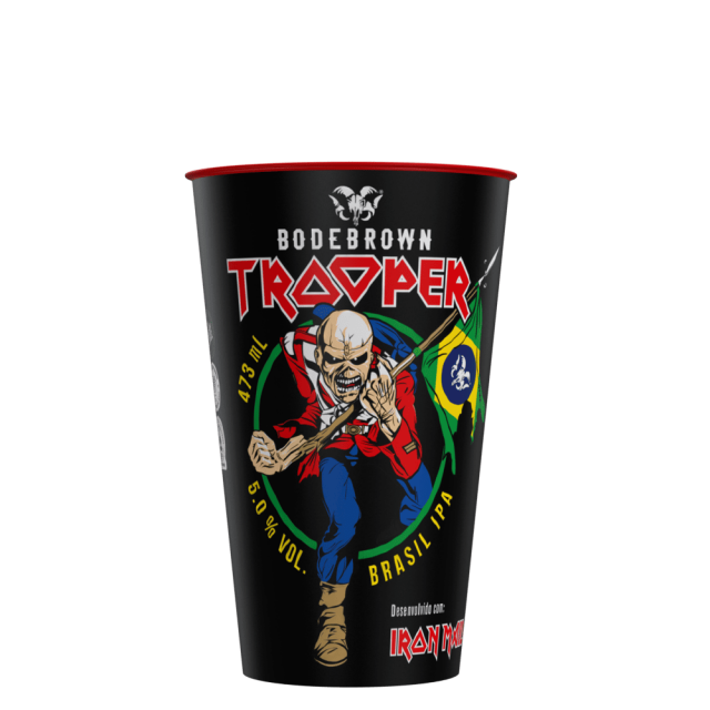 Copo plástico Iron Maiden Trooper - 550ml