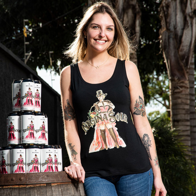 Regata Regina Sour - Feminina Preta